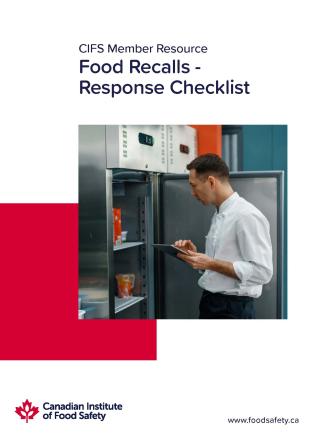 Food Recalls - Response Checklist